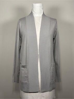 Urban Coco Grey Open Front Cardigan Sweater Size Small
